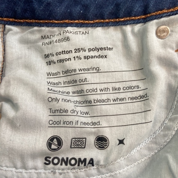 Sonoma Women’s size 12 stretch skinny jeans new without tags NWOT - Picture 5 of 8